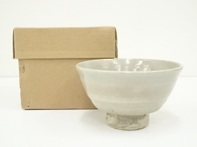 JAPANESE TEA CEREMONY / TEA BOWL IDO CHAWAN IN BOX 